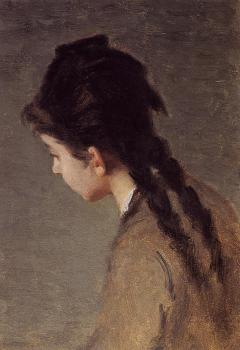 伊娃 岡薩雷斯 Portrait of Jeanne Gonzales in Profile